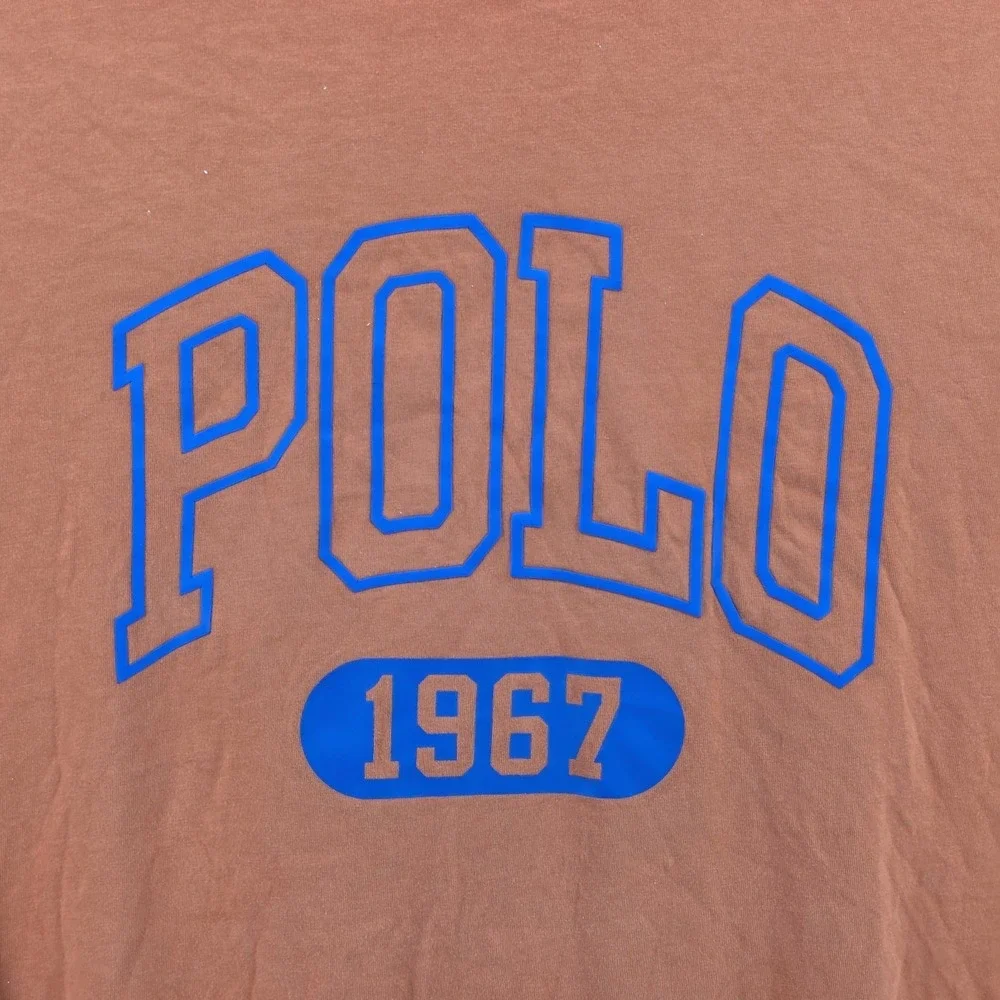 POLO RALPH LAUREN Men's Big & Tall Graphic Logo Jersey Long Sleeve T-Shirt 3XB